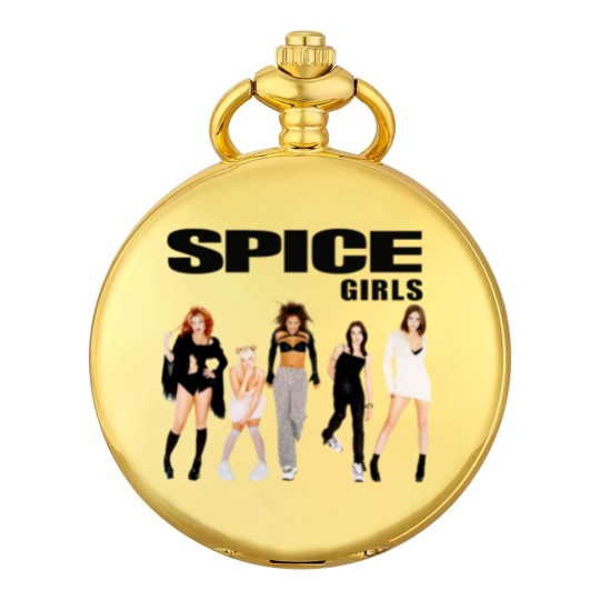 Discover The Spice Girls Photo Poses Pocket Watches Pocket Watches Mens Unisex, Vintage Spice Girls Pocket Watches