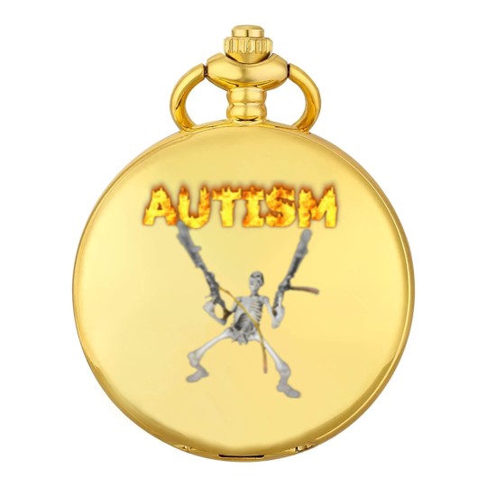 Discover autism skeleton meme t Pocket Watches