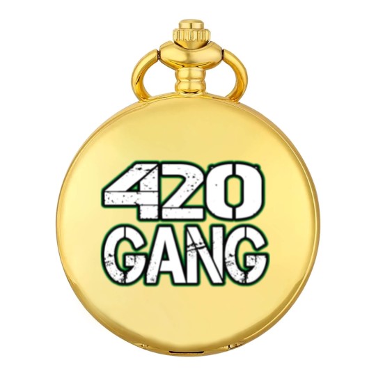 Discover 420 Gang Marijuanaa Gift 420 Gang Marijuanaa Gift Pocket Watches