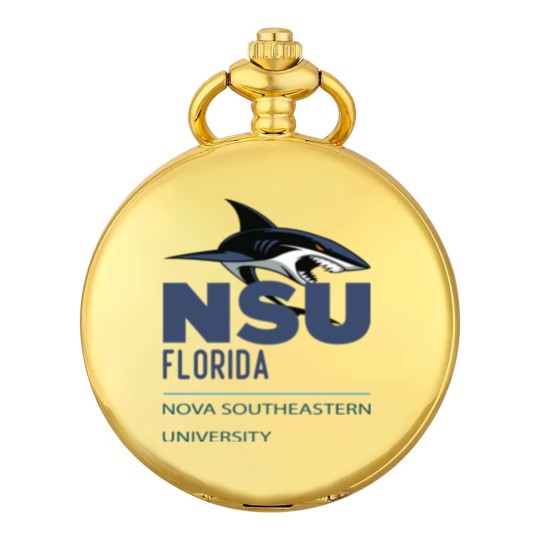 Discover Nova Southeastern University blue shark NSU Pocket Watches