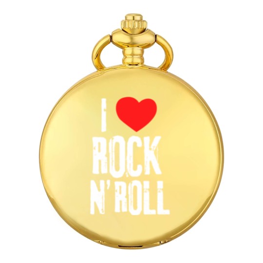Discover i love rock roll band musician rock concert t Pocket Watches