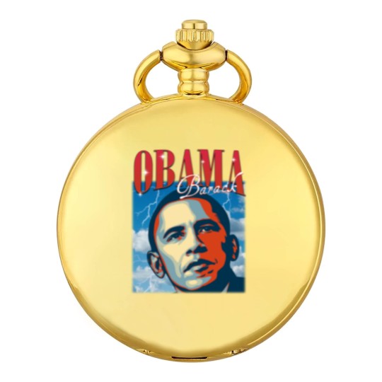 Discover RETRO BARACK OBAMA Pocket Watches | Vintage Obama Pocket Watches Retro 90s