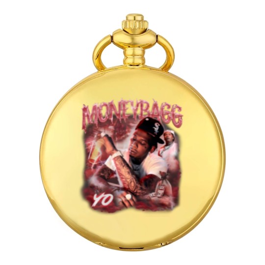 Discover Moneybagg Yo Rap Pocket Watches, Rapper Bootleg Vintage 90s Y2K Style