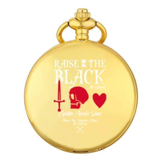 Discover Black Sails Charles Vane Raise The Black Pocket Watches