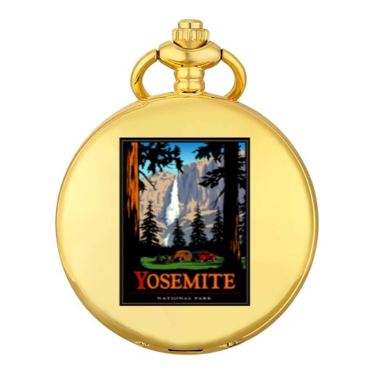 Discover Yosemite Pocket Watches Vintage National Park Pocket Watches