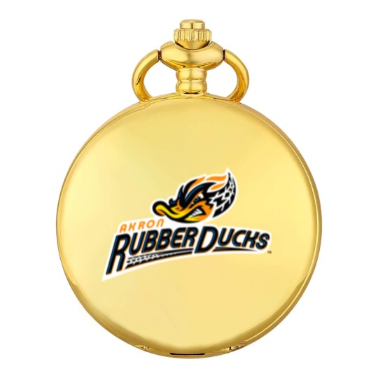 Discover Akron RubberDucks Logo Pocket Watches