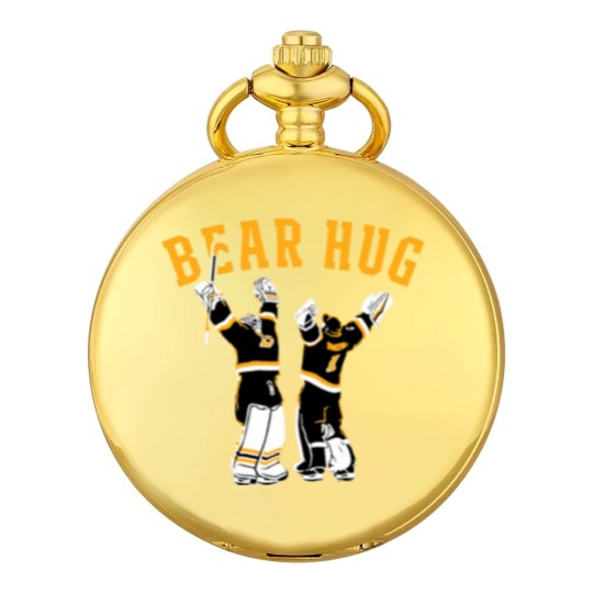 Discover Goalie Bear Hug Pocket Watches
