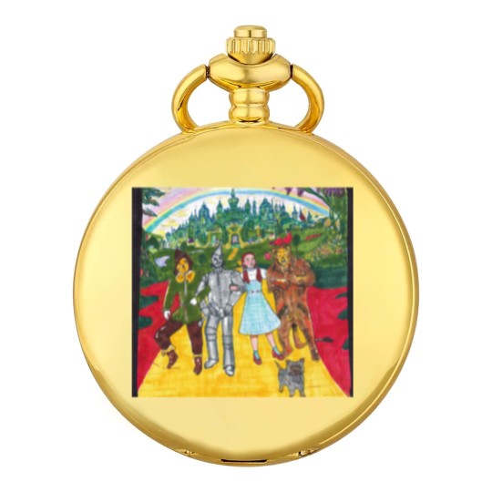 Discover Wizard Of Oz- Yellow Brick Road Graphic  Dress Pocket Watches