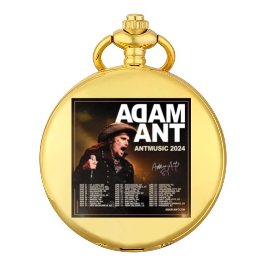 Discover Adam Ant Autumn 2024 UK ANTMUSIC Tour Unisex Pocket Watches