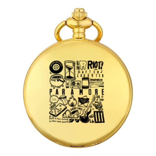 Discover Paramore Tattoo Pocket Watches, 2023 Paramore Tour Pocket Watches