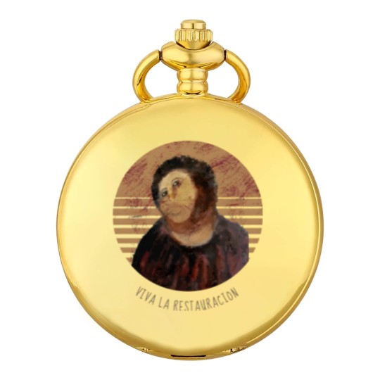 Discover Viva La Restauracion Jesus Fresco Restoration Fail Meme | Active Pocket Watches