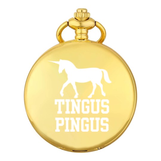 Discover Boston Basketball Fan Tingus Pingus Unicorn Pocket Watches