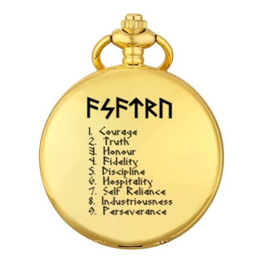 Discover asatru virtues Pocket Watches
