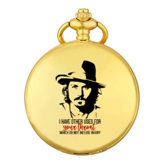 Discover I Have Other Uses For Your Throat Which Do Not Include Injury Pocket Watches, Johnny Depp Quotes Pocket Watches, Support Johnny Depp Pocket Watches, Johnny Depp Pocket Watches