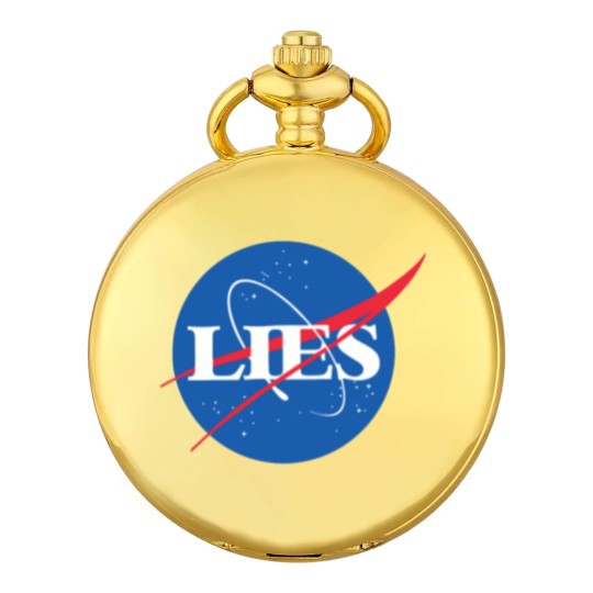 Discover NASA LIES LOGO NASA LIES LOGO NASA LIES LOGO Pocket Watches