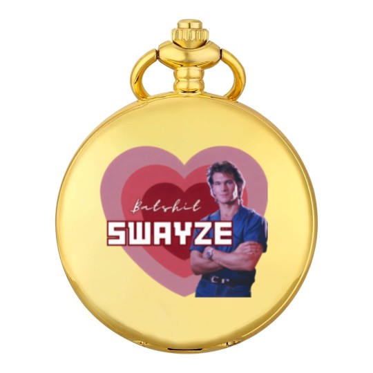 Discover Batshit Swayze Patrick Swayze Superfan Pocket Watches