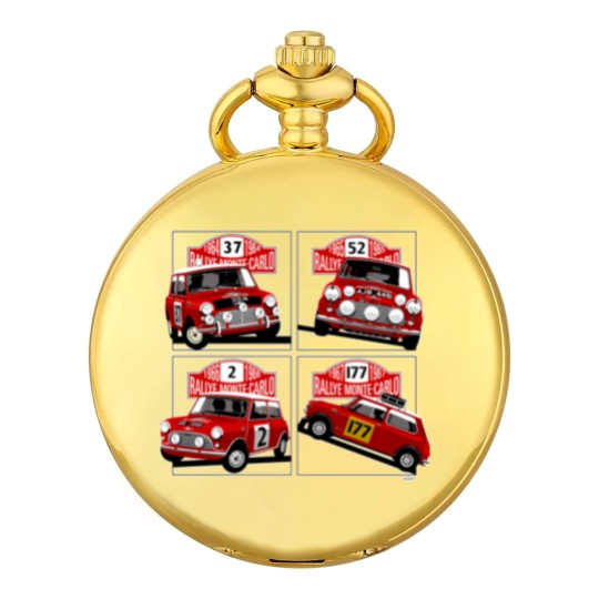 Discover Monte Carlo Rally Mini Coopers Pocket Watches