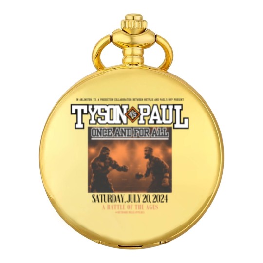 Discover Jake Paul Vs Mike Tyson Boxing Pocket Watches