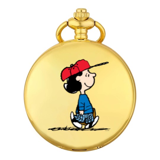 Discover Peanuts | Lucy Playing Baseball Pocket Watches
