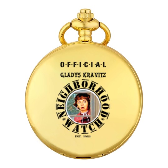 Discover "Vintage" Gladys Kravitz Neighborhood Watch - Whimsical Bewitched Fan Art | Essential Garden Flags Pocket Watches
