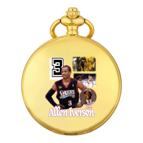 Discover Allen Iverson number 3 pro basketball player Pocket Watches