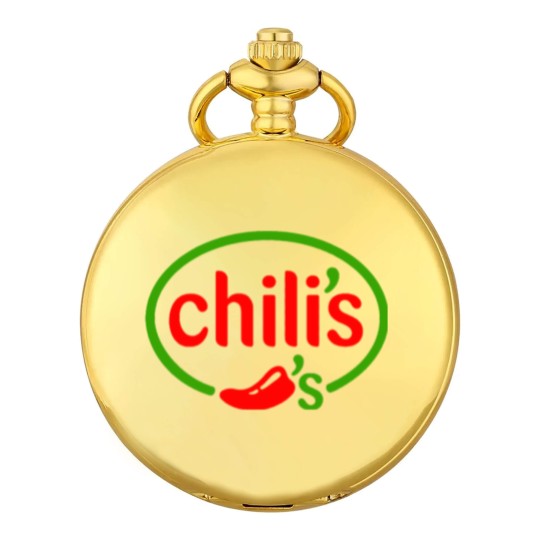 Discover Chili's Restaurant Logo Pocket Watches
