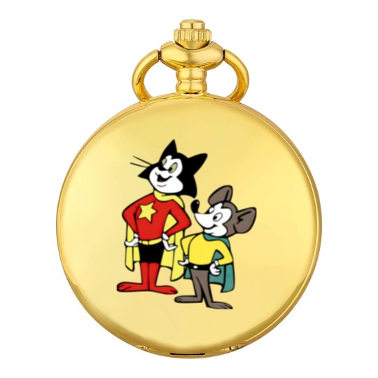 Discover Courageous Cat with Minute Mouse Pocket Watches