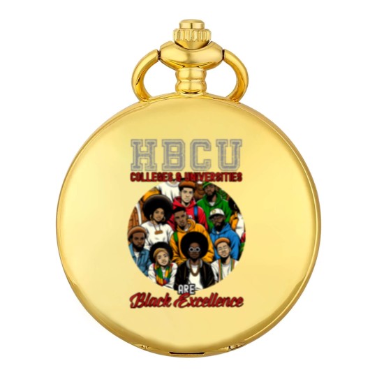 Discover hbcu excellence colleges and universities grad alumni Pocket Watches