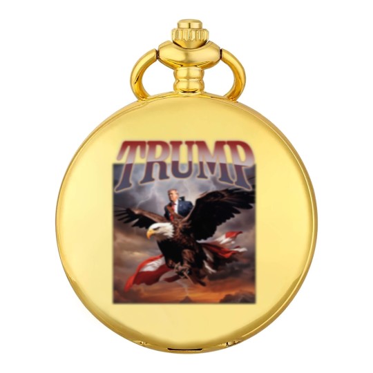 Discover Donald Trump Eagle Pocket Watches Top Funny Election Campaign 2024