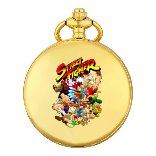 Discover SF Mens Pocket Watches, Street Fighter, Arcade Pocket Watches, Cool Pocket Watches, Gaming Pocket Watches