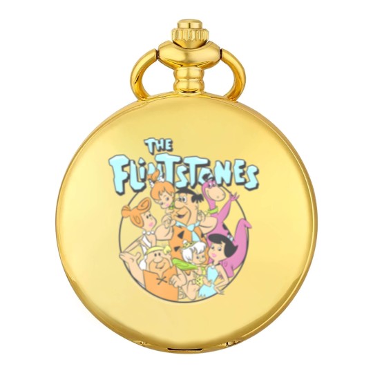 Discover the flintstones group shot family classic vintage logo t Pocket Watches