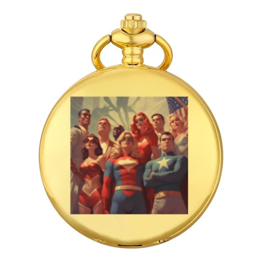Discover justice society of America Pocket Watches