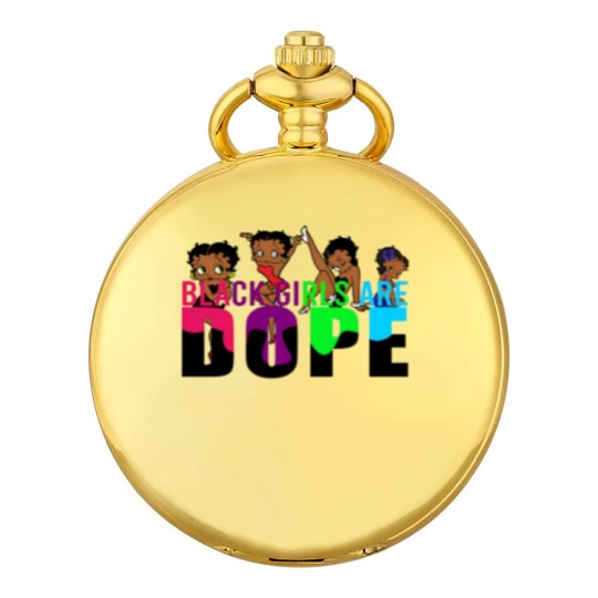 Discover Betty Boop Black Girls Are Dope Vintage Pocket Watches, Animation Pocket Watches, Betty Boop Pocket Watches