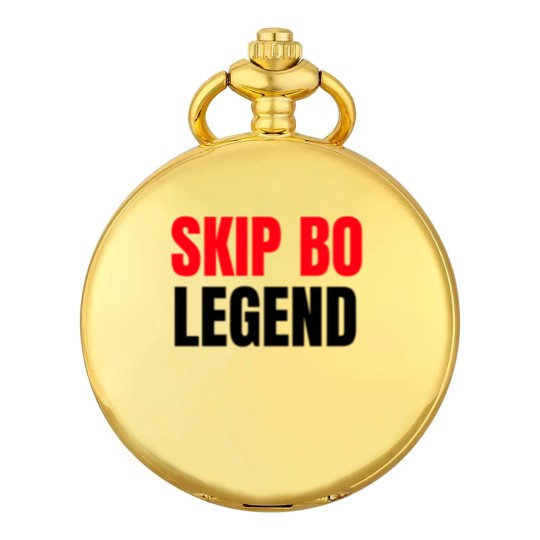 Discover Skip Bo Player Legend   Funny Skip Bo Pocket Watches for Men Pocket Watches