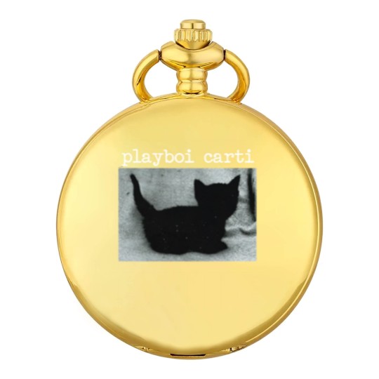 Discover Playboi Carti Cat Pocket Watches Merch Meme Pocket Watches Tour Pocket Watches