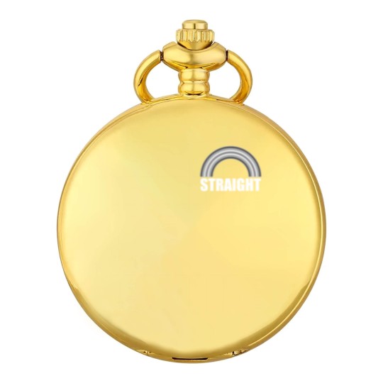 Discover Straight Pride Rainbow Pocket Watches