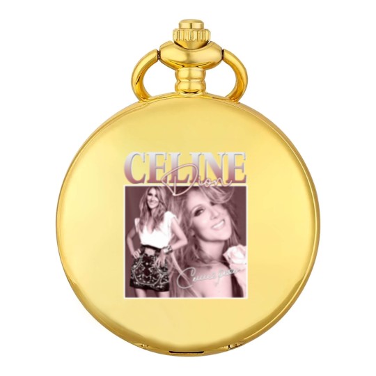 Discover Célines Dions Pop Music Diva Legend 80s Limited Pocket Watches