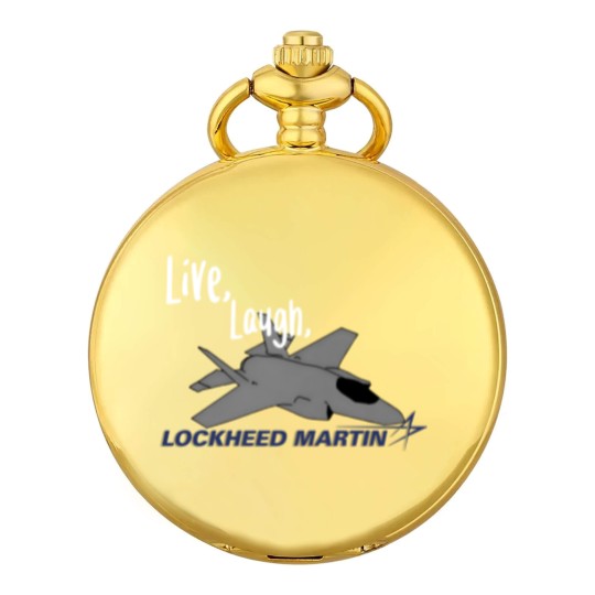Discover Live, Laugh, Lockheed Martin Unisex Pocket Watches
