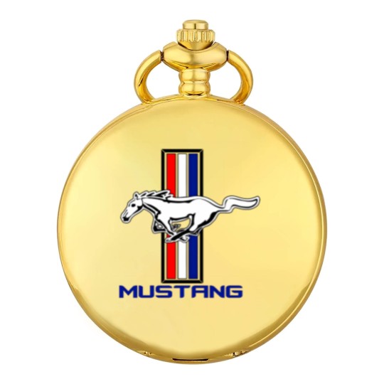 Discover Mustang Vintage Tribar Lovers Pocket Watches
