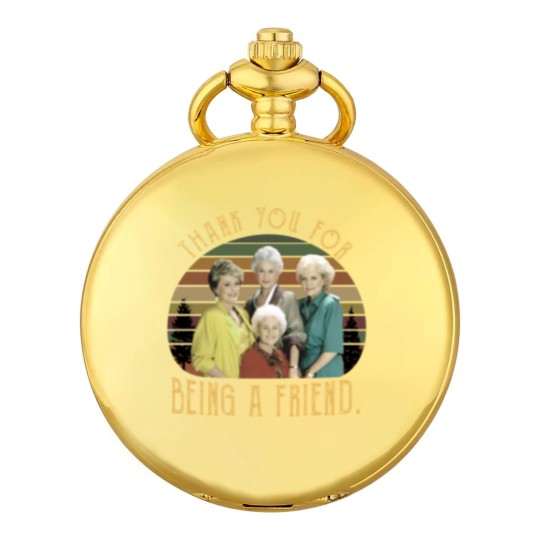Discover The Stay Golden Thank You For Being A Friend 80s Vintage Sunset Pocket Watches
