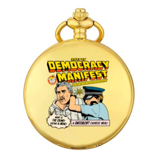 Discover This Is Democracy Manifest Iconic Pocket Watches | I See You Know Your Judo Well