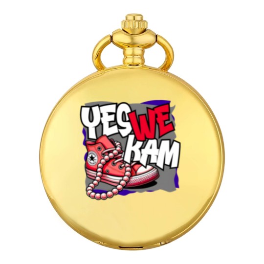 Discover Kamala Harris , Yes We Kam, red white and blue, Pocket Watches
