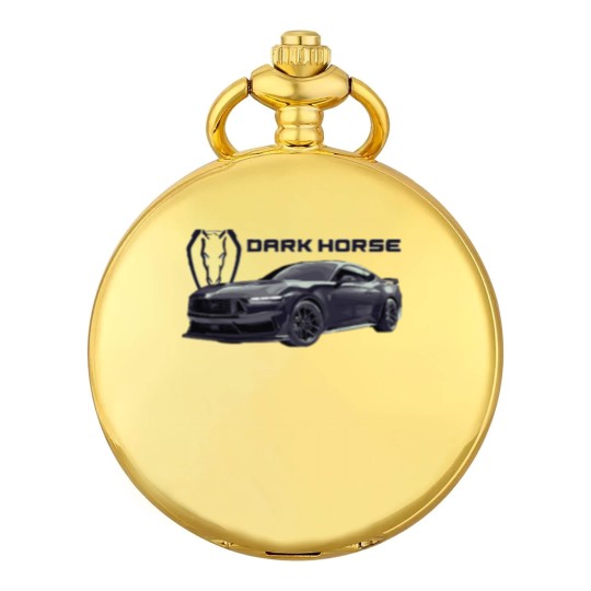 Discover dark horse Mustang GT 5.0L V8 coyote engine Perf Pocket Watches