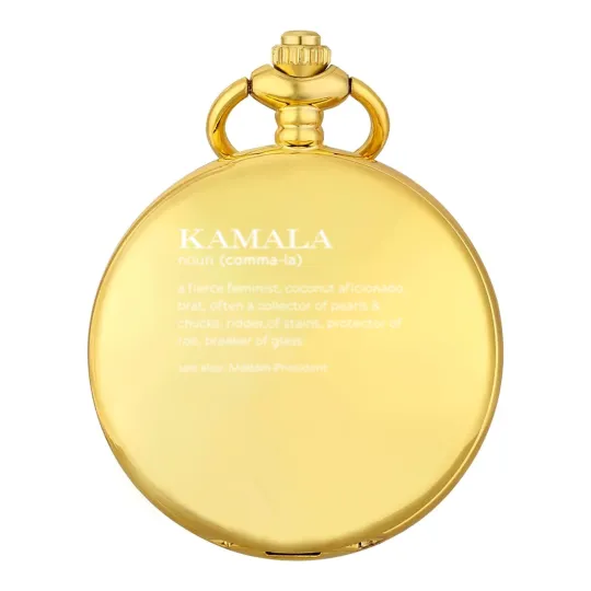 Discover Kamala Harris 2024 Election Pocket Watches - Coconut Tree Pocket Watches - Kamala Rally