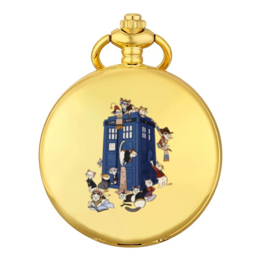 Discover Doctor Cat Pocket Watches, Doctor Who Pocket Watches, Time Lord Pocket Watches