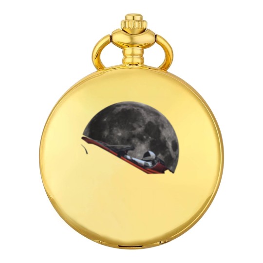 Discover Spacex Starman In Orbit Around The Moon - Spacex - Pocket Watches