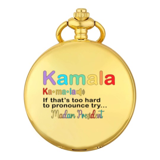 Discover Kamala Definition Pocket Watches, Kamala Harris Pocket Watches, Kamala For The People