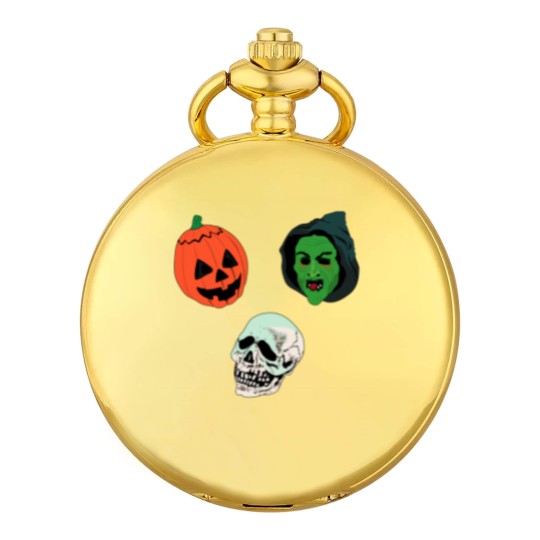 Discover Silver Shamrock Mask Set Pocket Watches