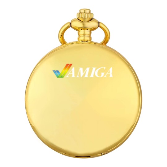 Discover Commodore Amiga - Retro logo Pocket Watches