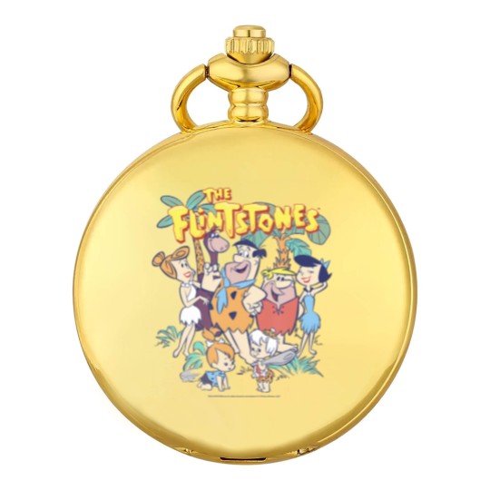 Discover the flintstones the rubbles happy families vintage shot Pocket Watches